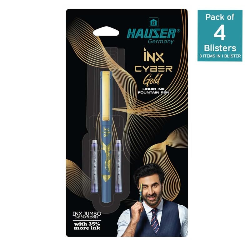 INX CYBER Gold Fountain Pen