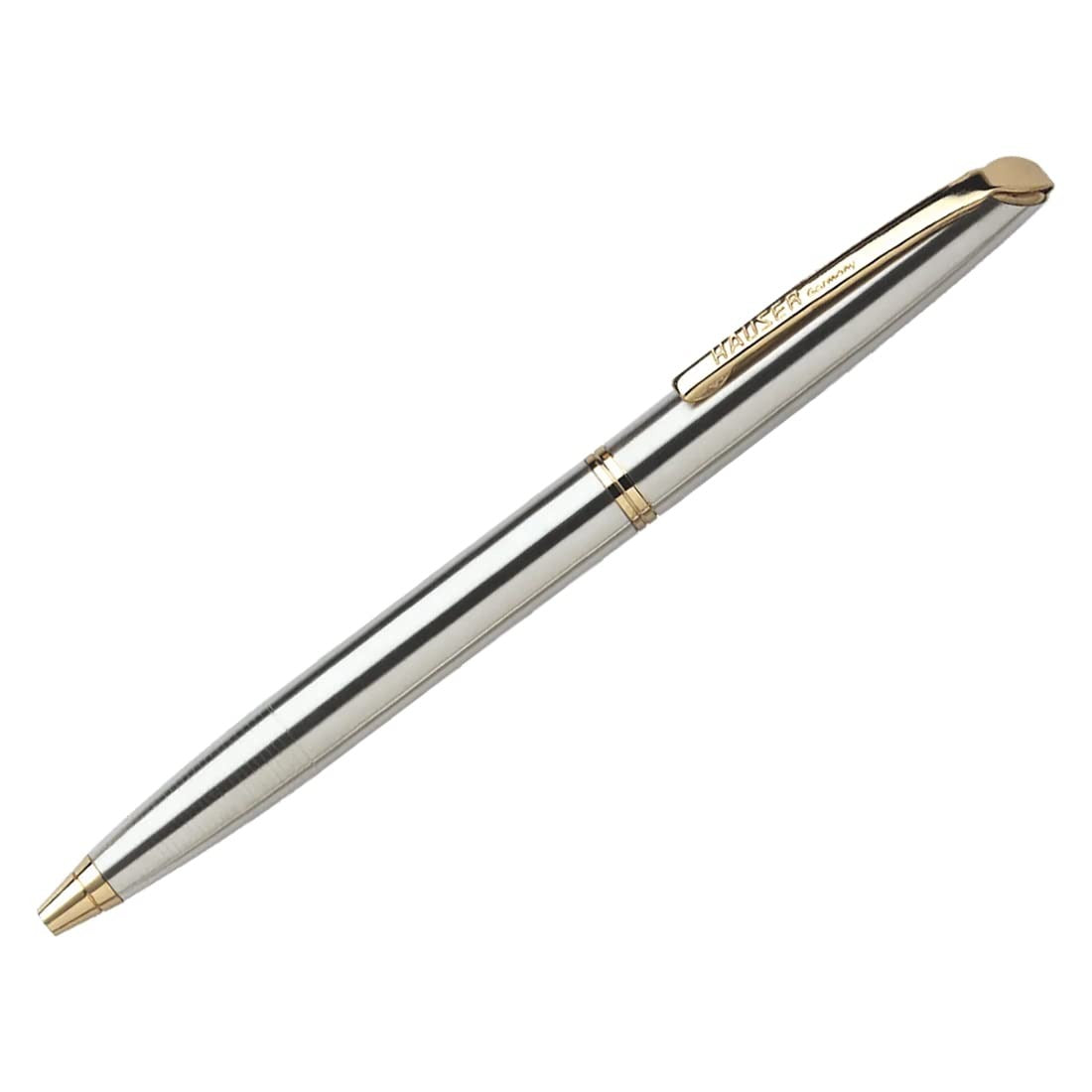 DIGNITY Steel Gold Ball Pen- Pack of 100