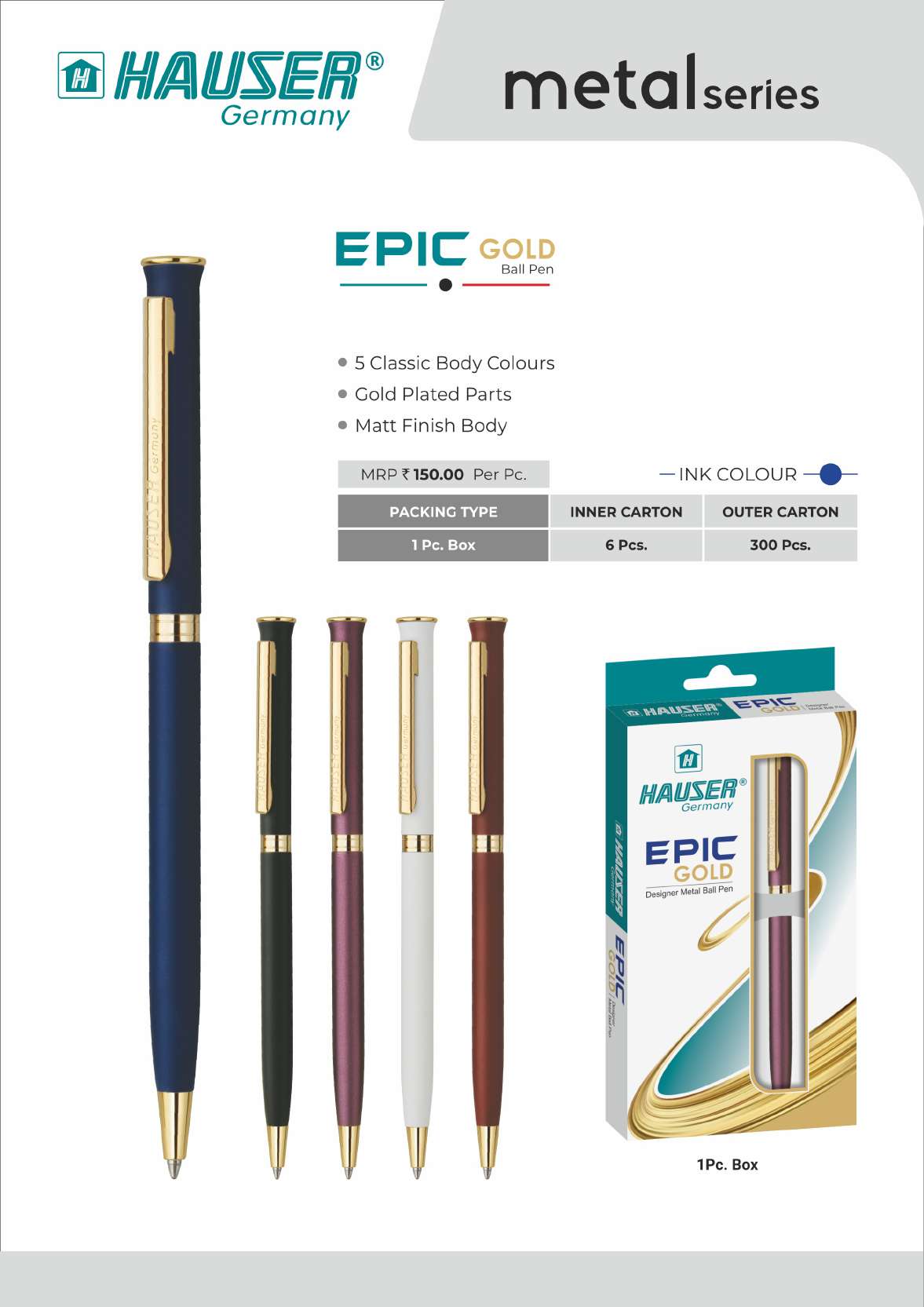 EPIC Gold Ball Pen