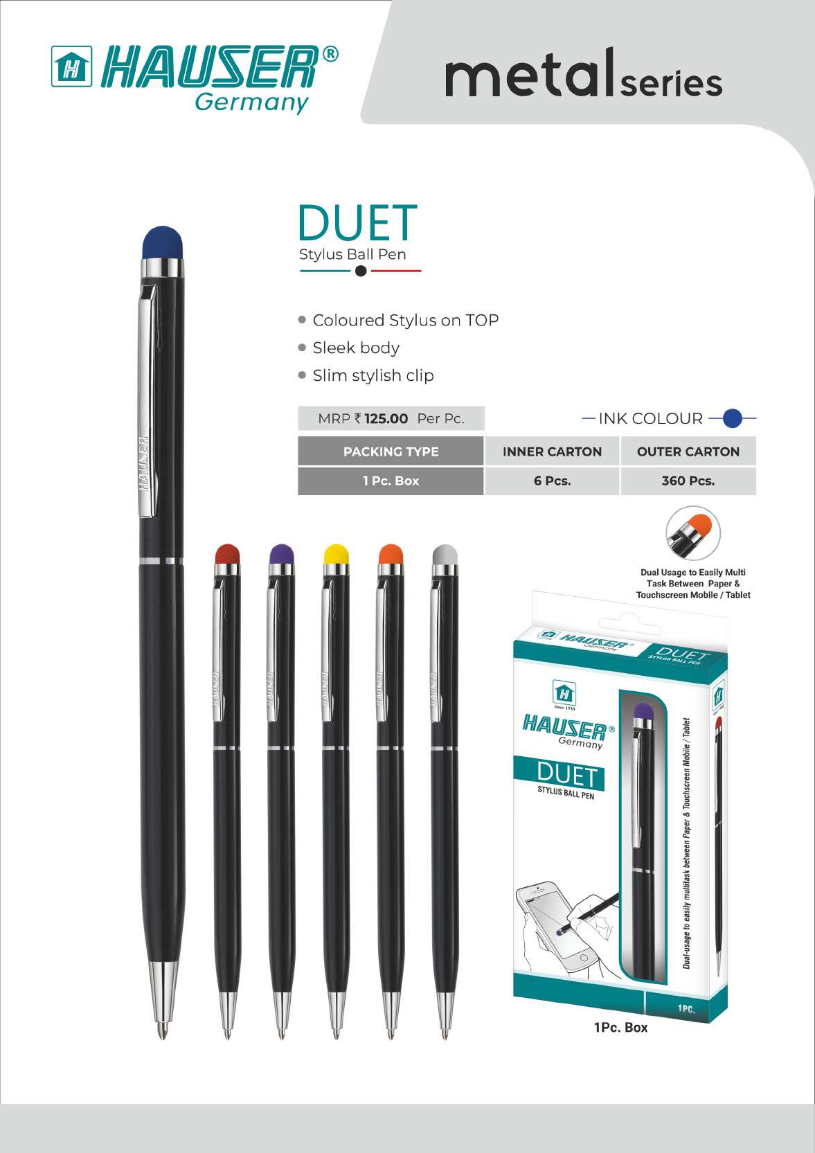 DUET Stylus Ball Pen
