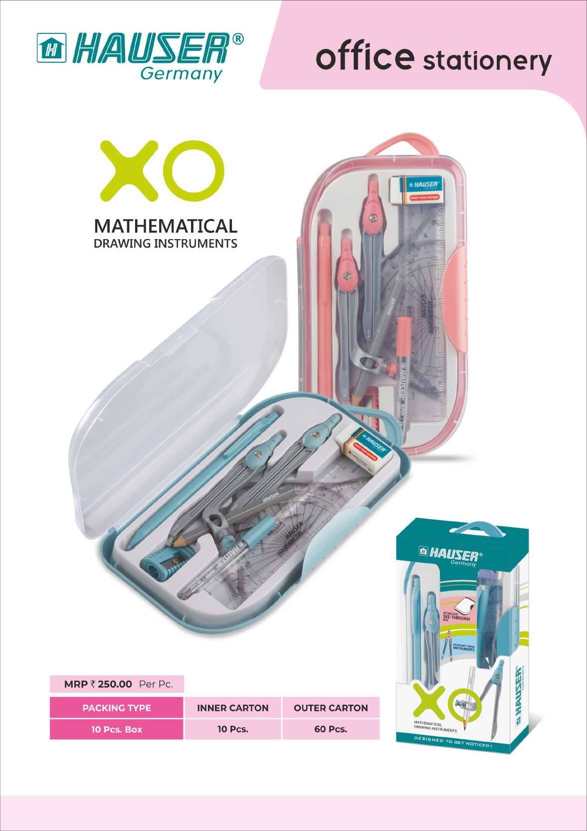 Mathematical Drawing Instruments- Pack of 100
