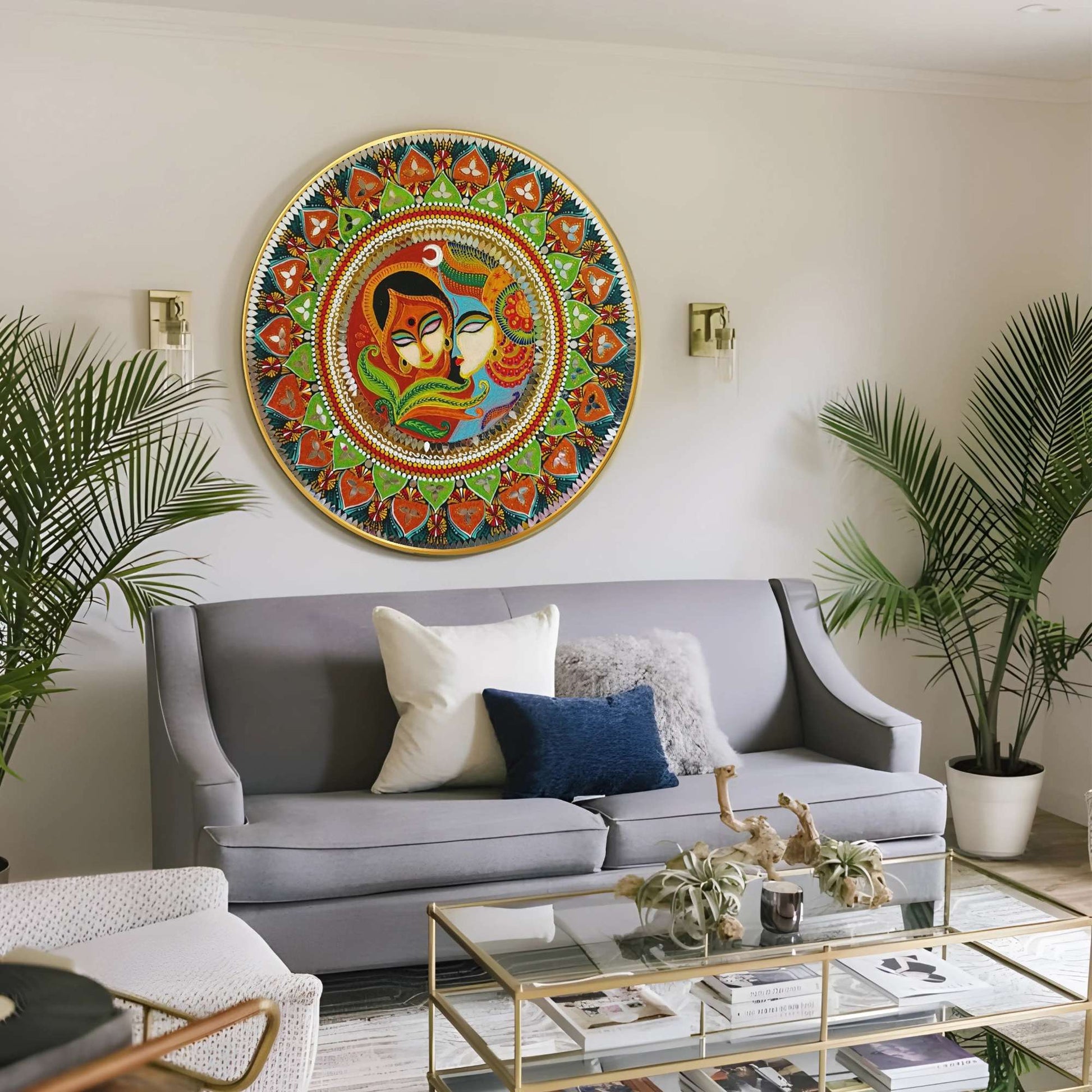 Round Wall Painting