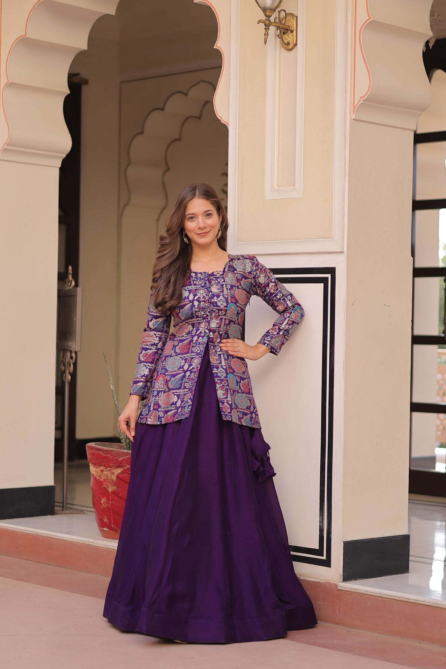 Premium Ready-made Lehenga Choli Set 