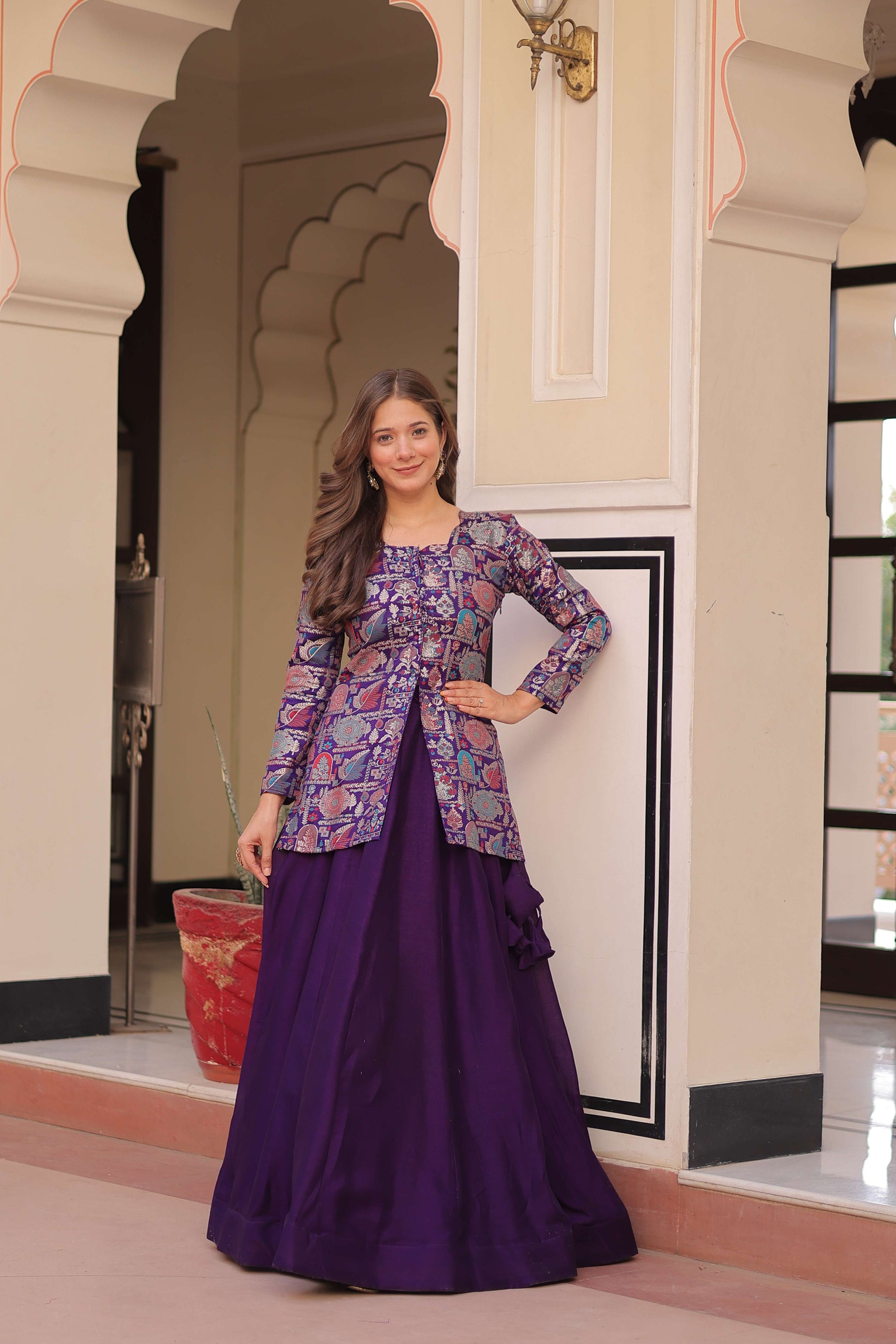 Premium Ready-made Lehenga Choli Set 
