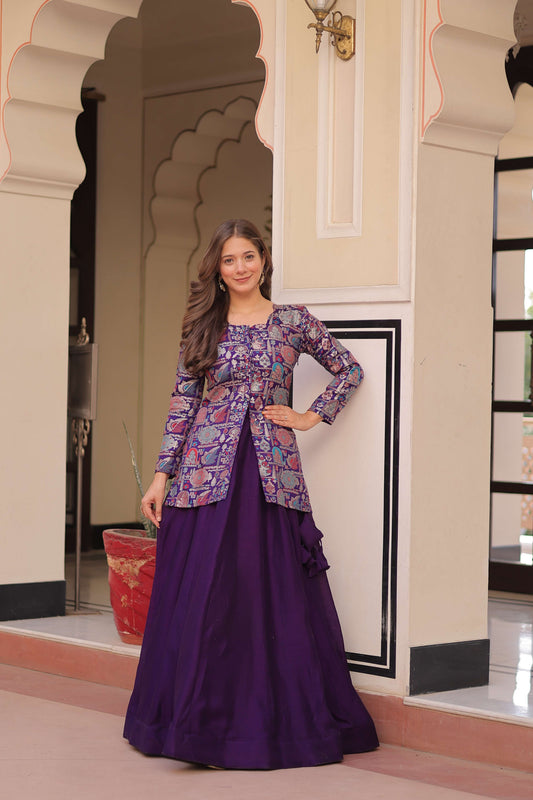 Premium Ready-made Lehenga Choli Set