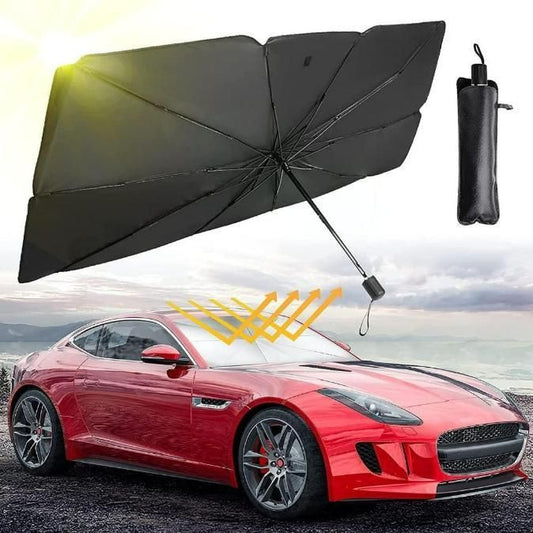 Foldable Car Windshield Sun Shade Umbrella | UV Heat Protection | BuyDirectly.in