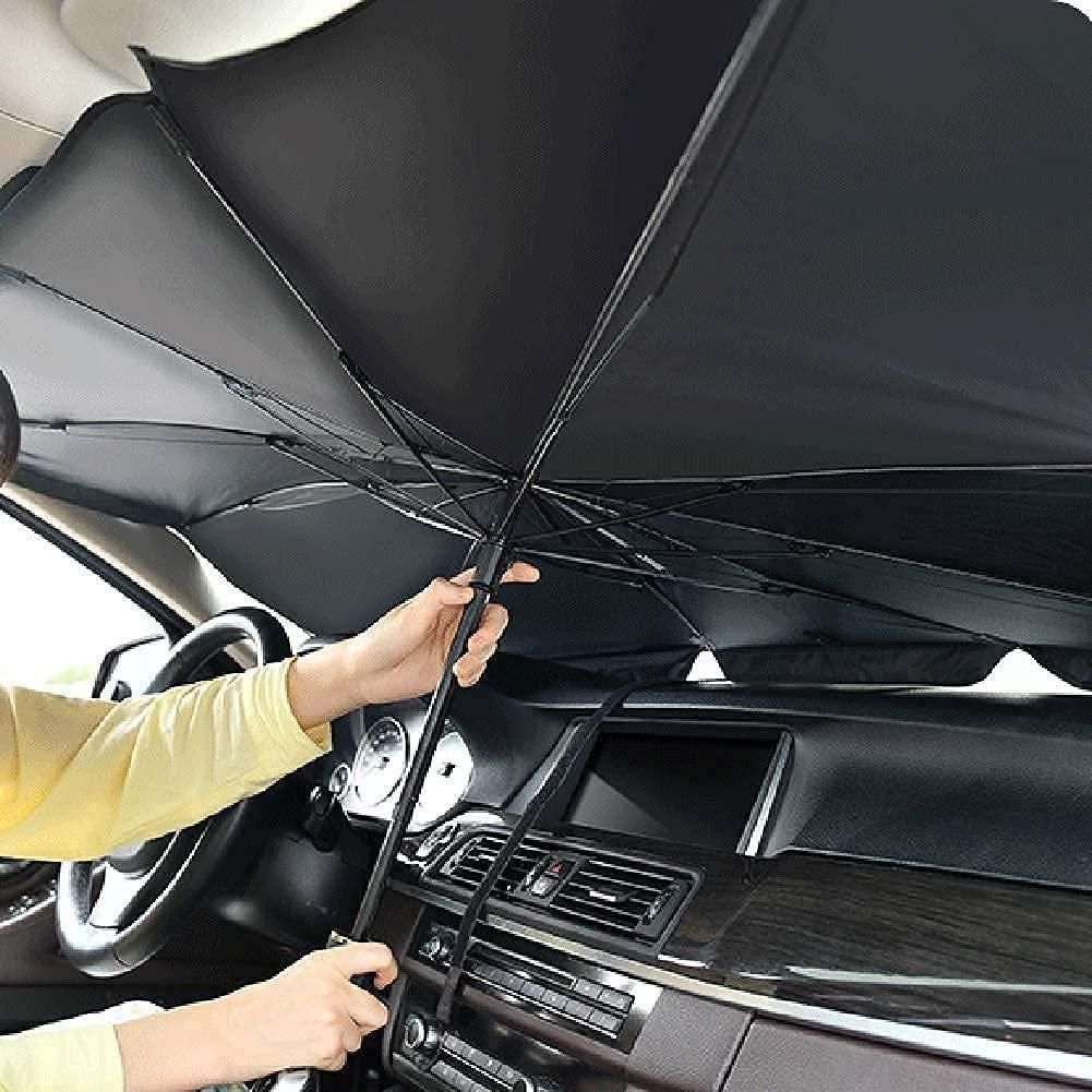 Foldable Car Windshield Sun Shade Umbrella | UV Heat Protection | BuyDirectly.in