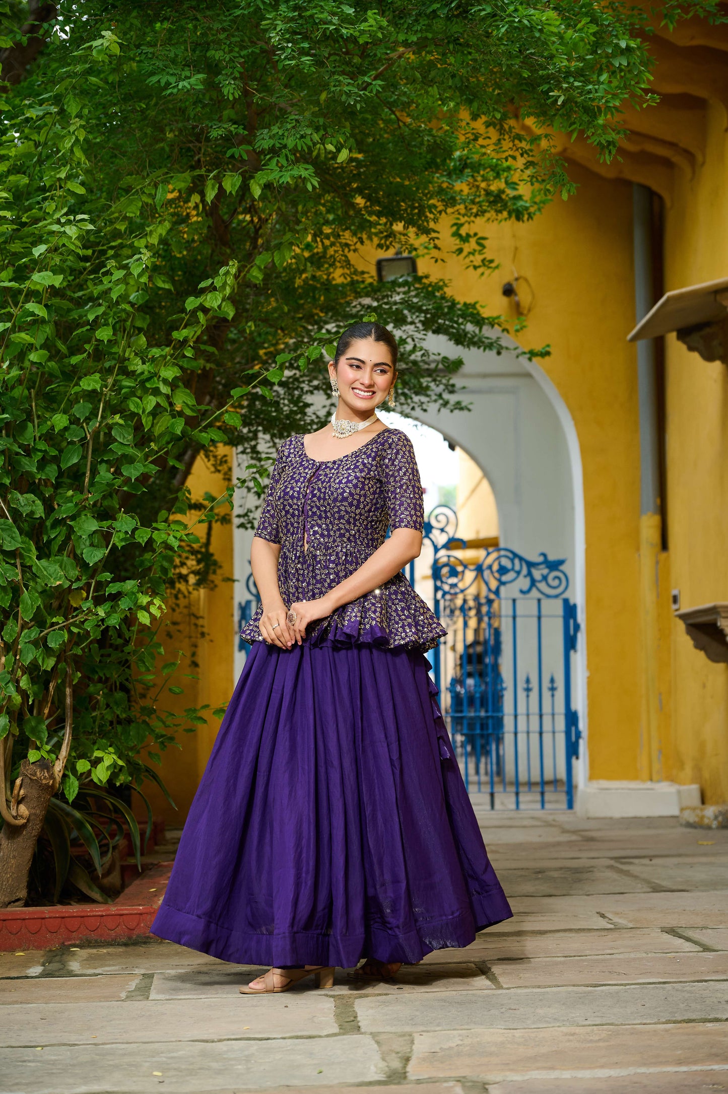 Premium Sequins Embroidered Fendy Lehenga Choli Set