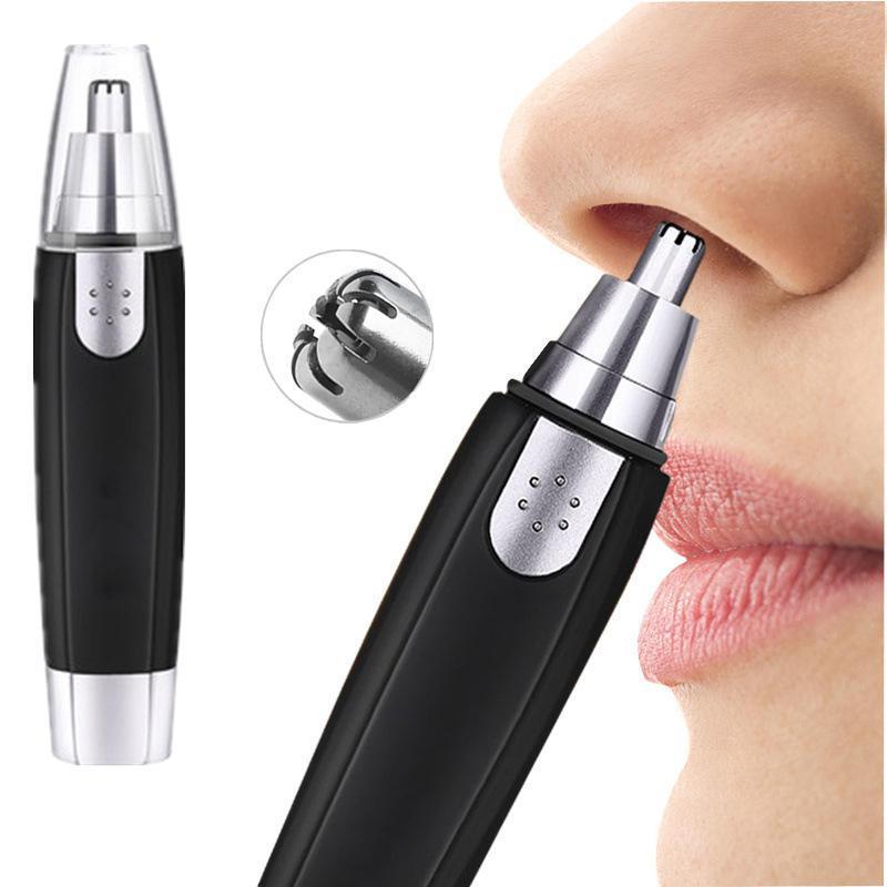 Portable nose hair trimmer