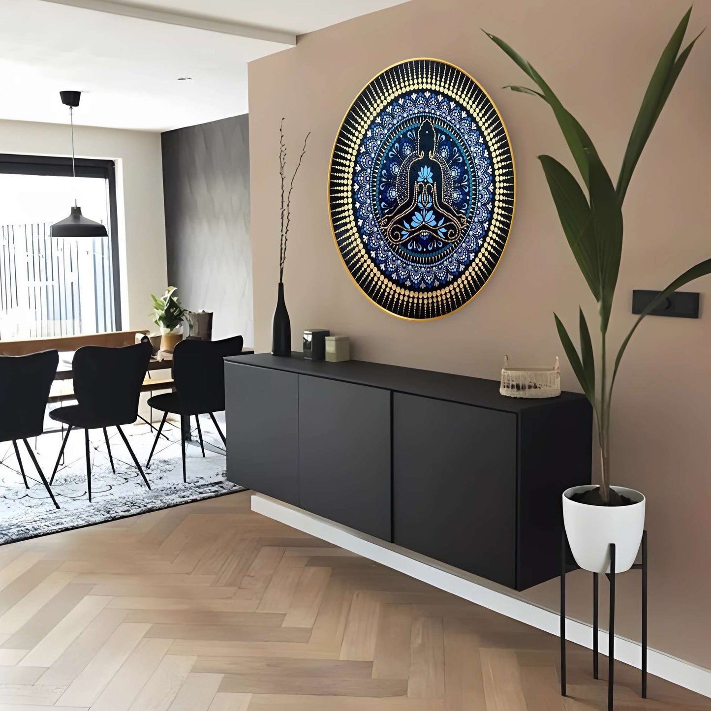 Round Wall Painting