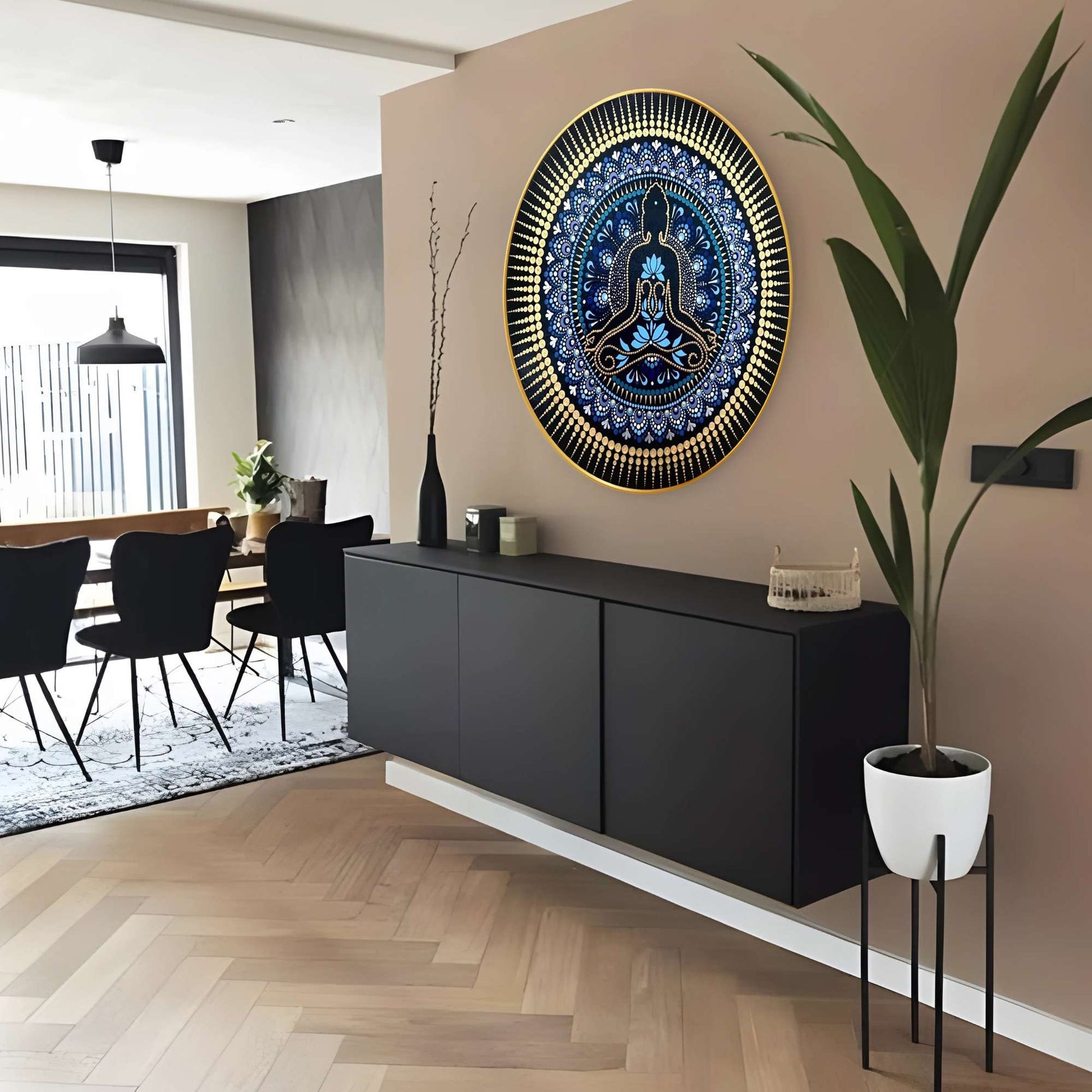 Round Wall Painting