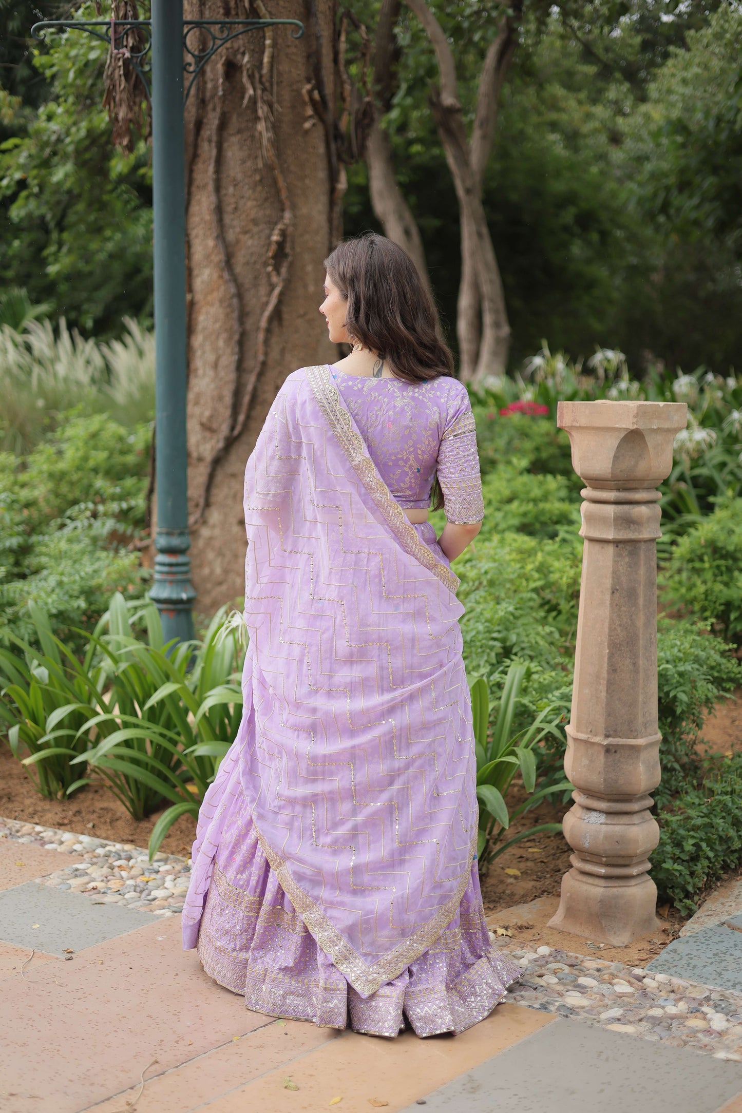 Viscose Dayble Jequard Lehenga Choli Set 