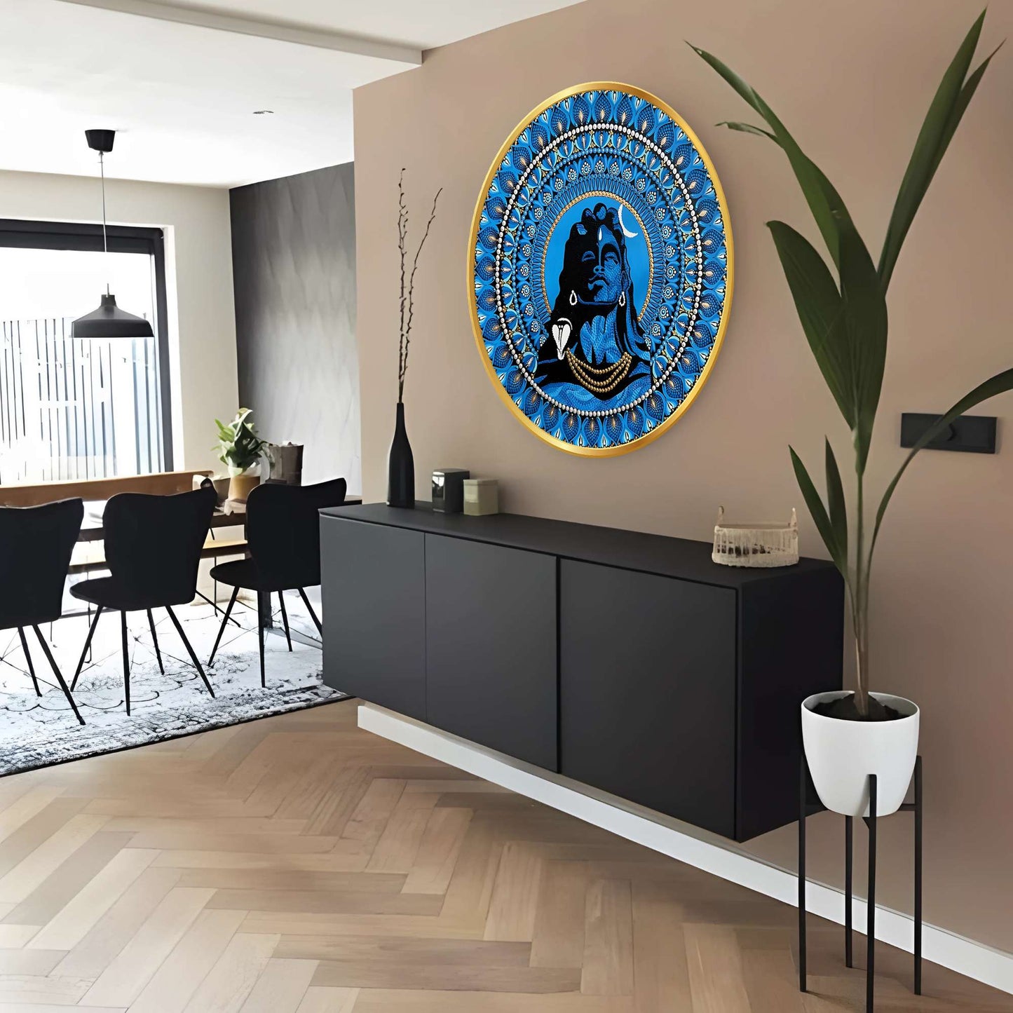 Round Wall Painting