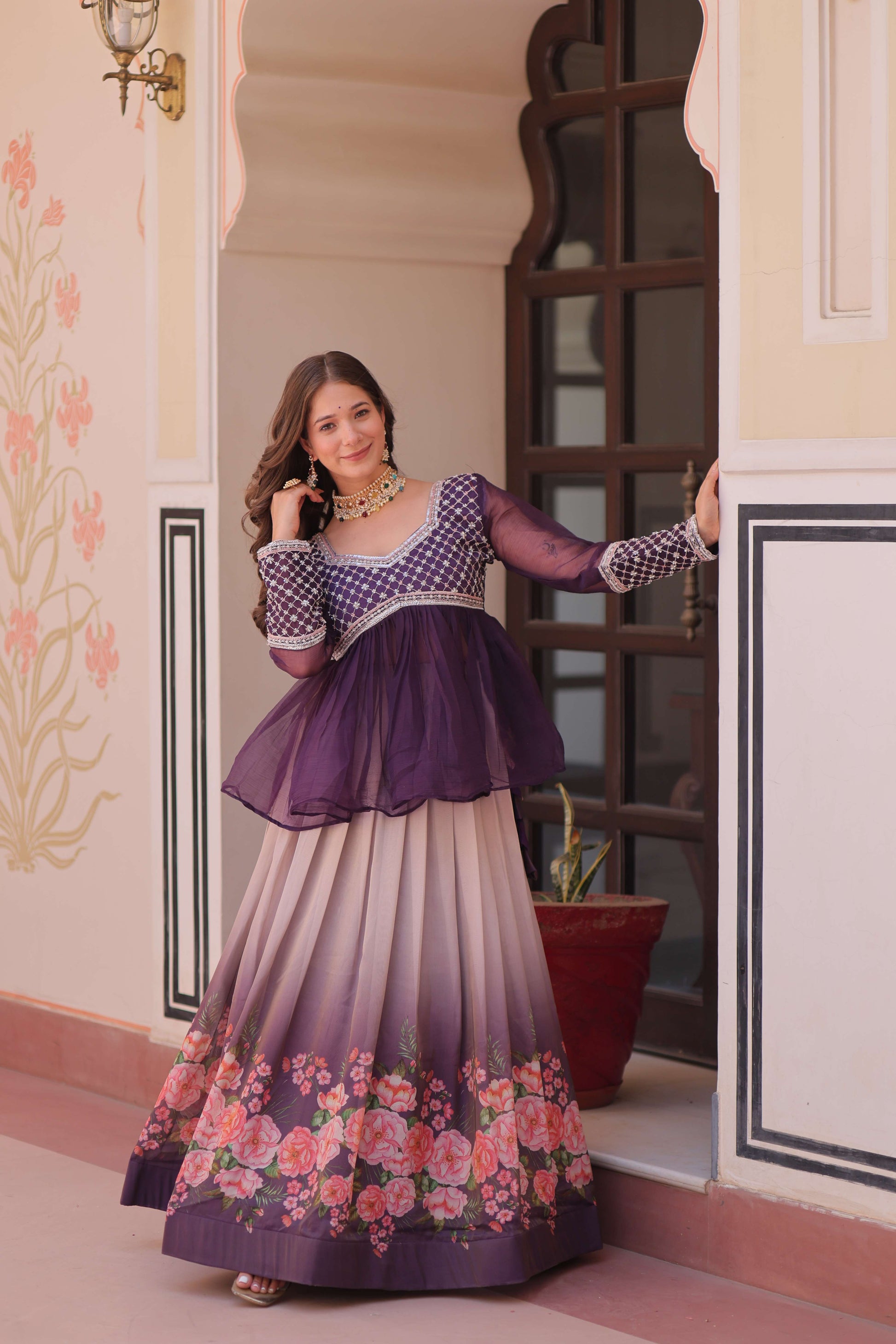 Premium Ready-made Lehenga Choli Set 