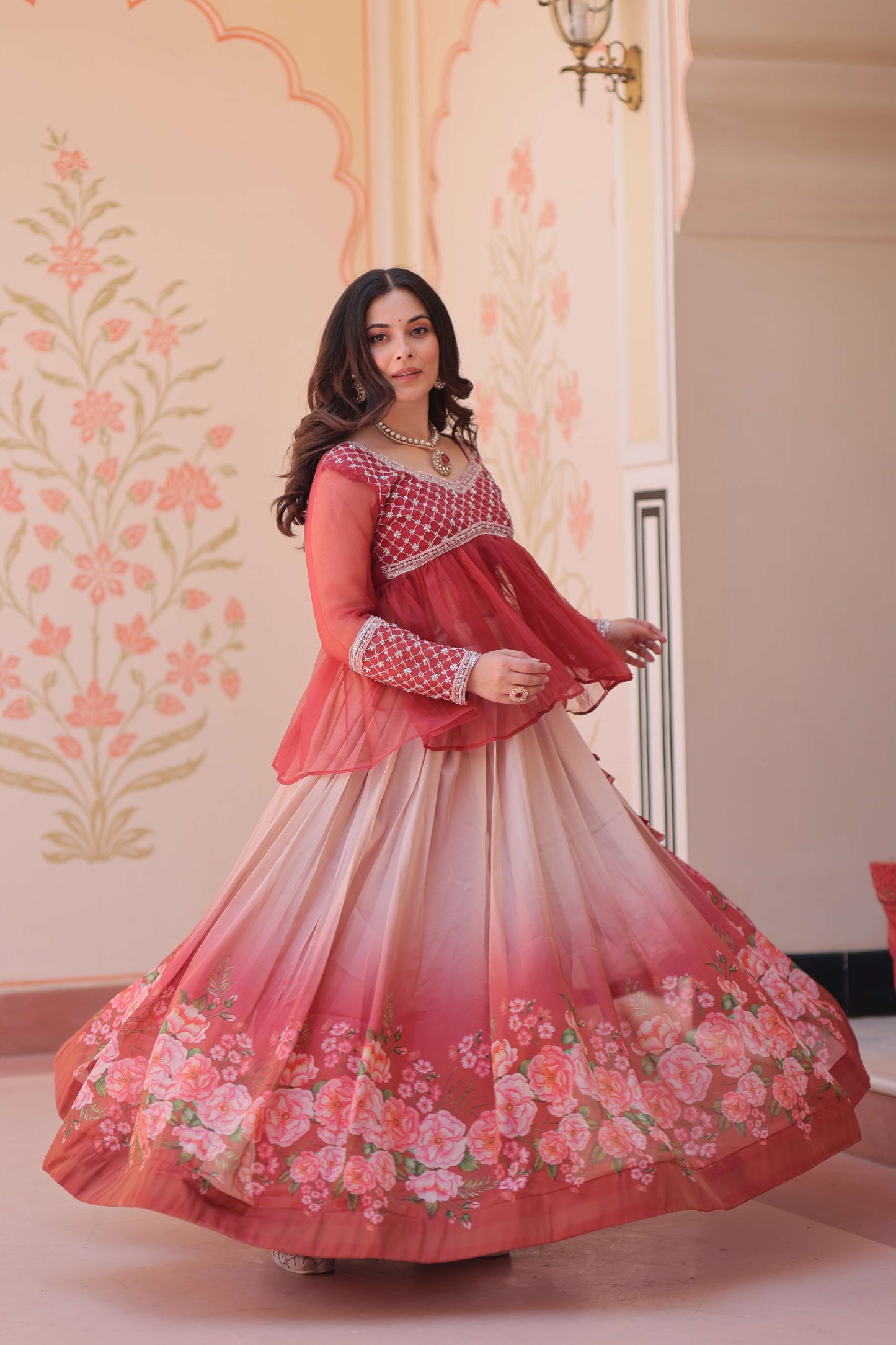 Premium Ready-made Lehenga Choli Set