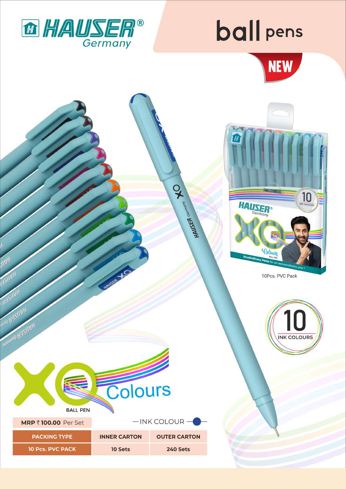 XtraOrdinary Colours Ball Pen