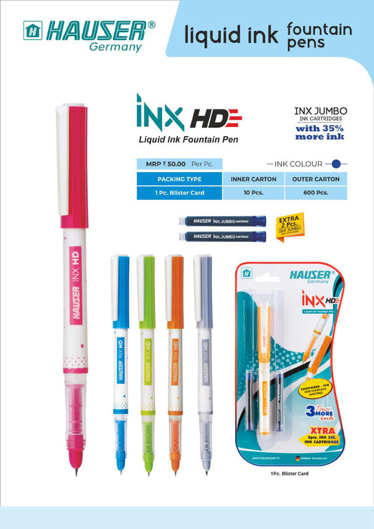 INX HD Fountain Pen- Pack of 100