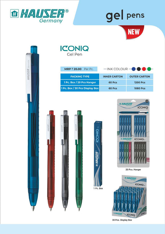ICONIQ Gel Pen- Pack of 100