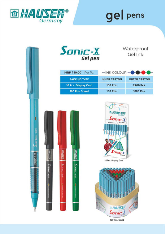 Sonic-X Gel Pen- Pack of 100
