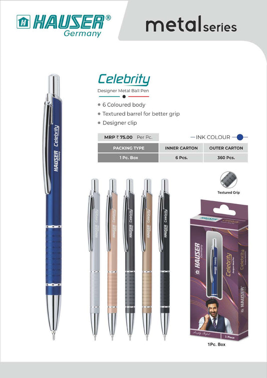 Celebrity Designer Metal Ball Pen
