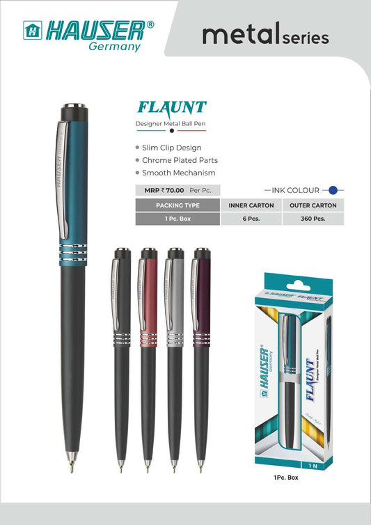 FLAUNT Designer Metal Ball Pen