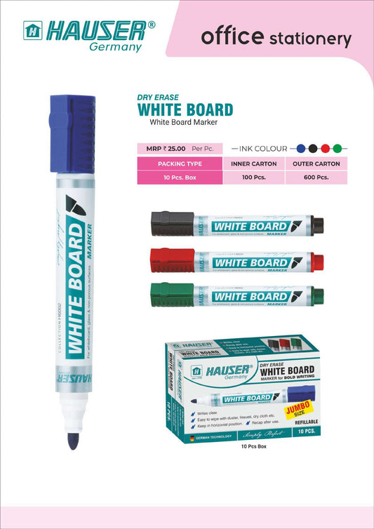 Dry-Erase Whiteboard Marker- Pack of 100