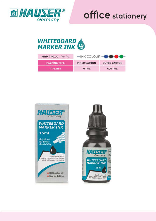 Whiteboard Marker Ink 15 ml- Pack of 100