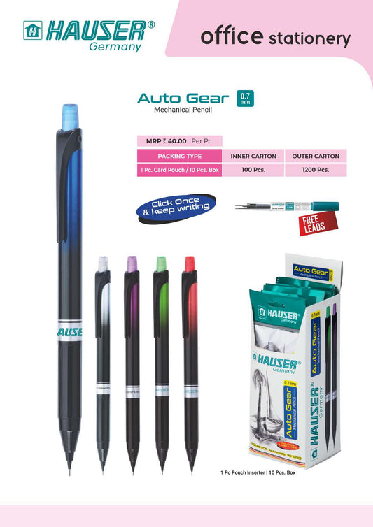 Auto Gear Mechanical Pencil- Pack of 100