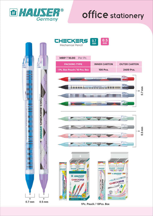 Checkers Mechanical Pencil 0.5- Pack of 100
