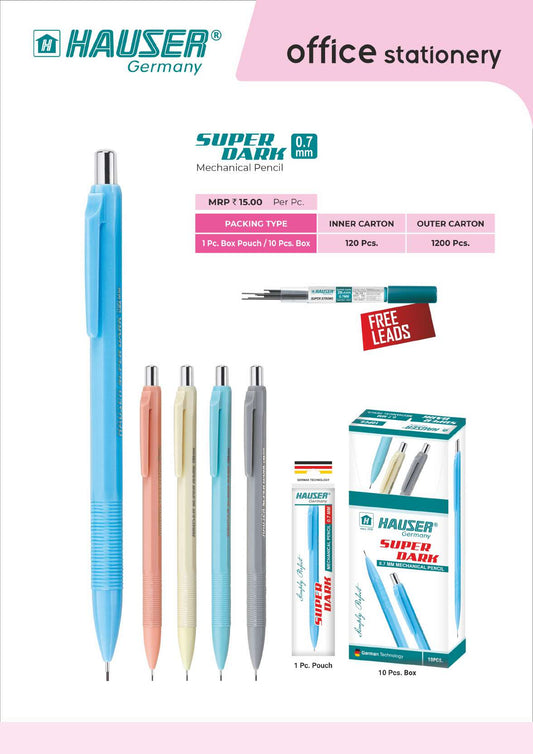 Super Dark 0.7 Mechanical Pencil- Pack of 100