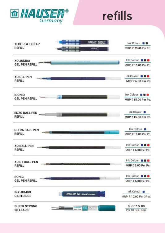 XO RT Ball Pen Refill- Pack of 100