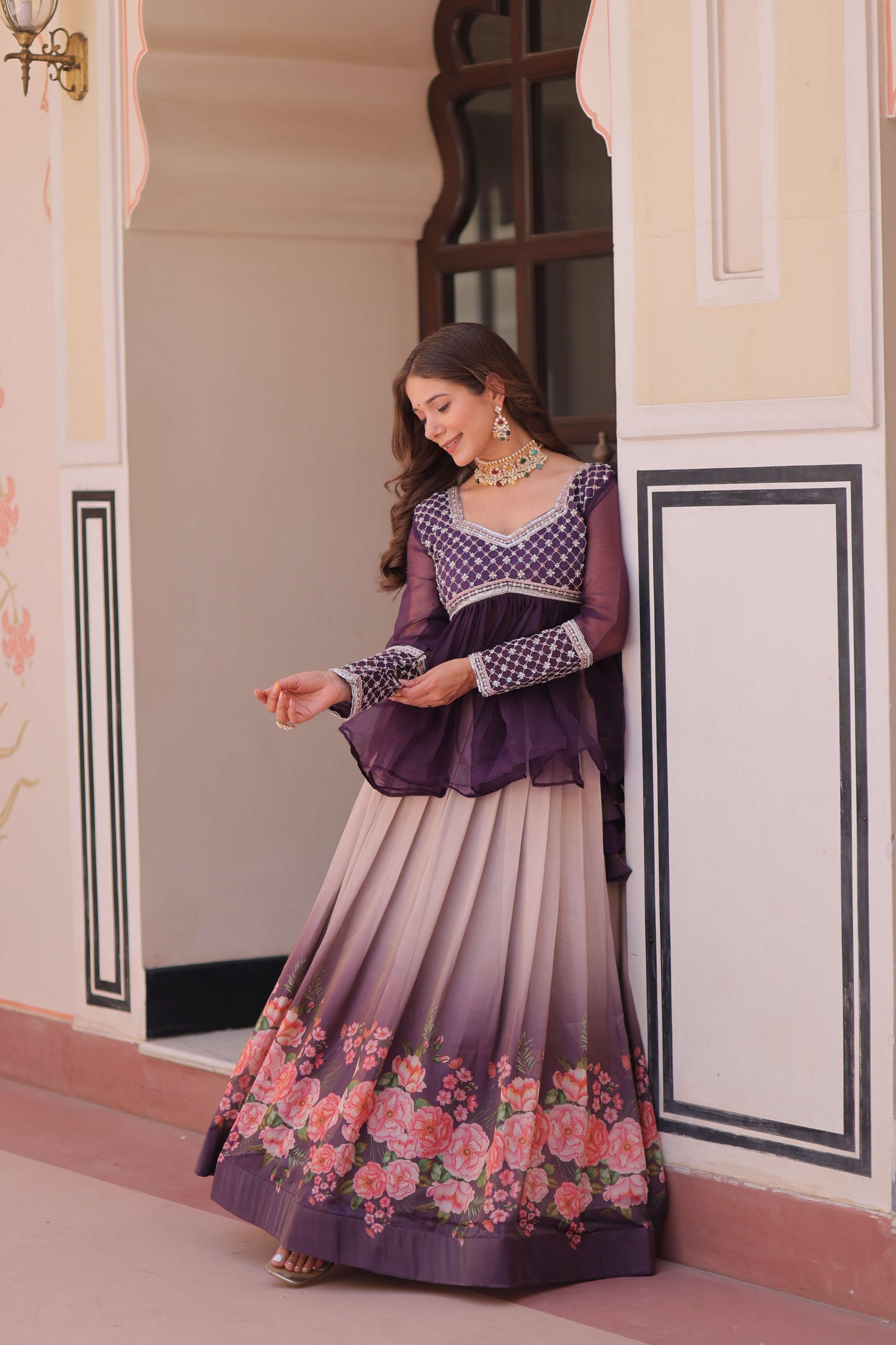 Premium Ready-made Lehenga Choli Set 
