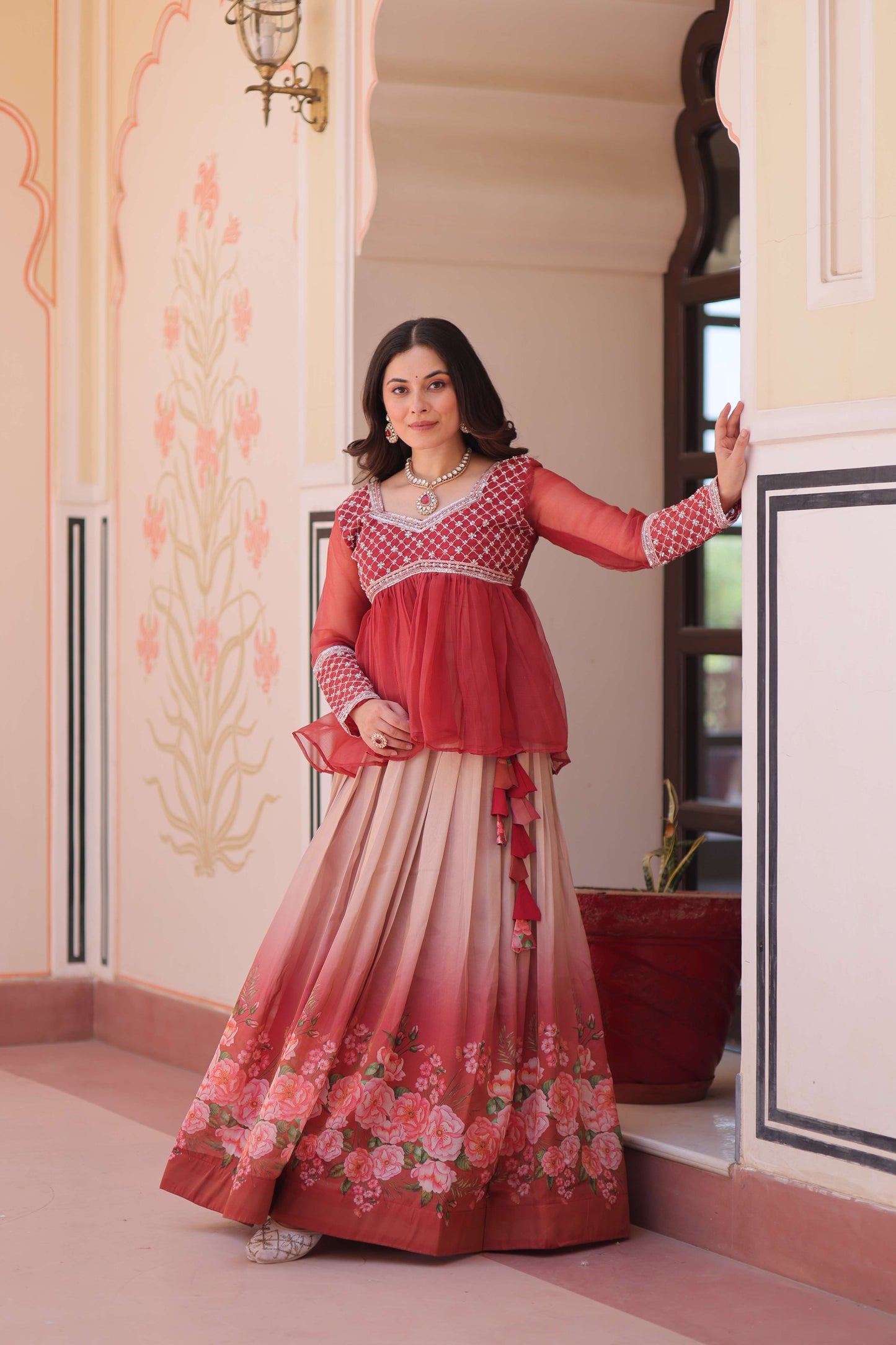 Premium Ready-made Lehenga Choli Set