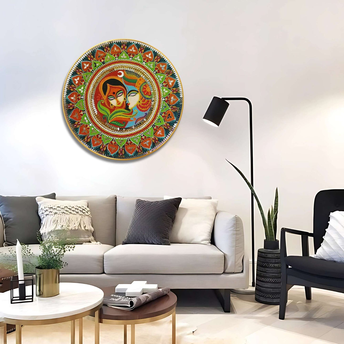 Round Wall Painting