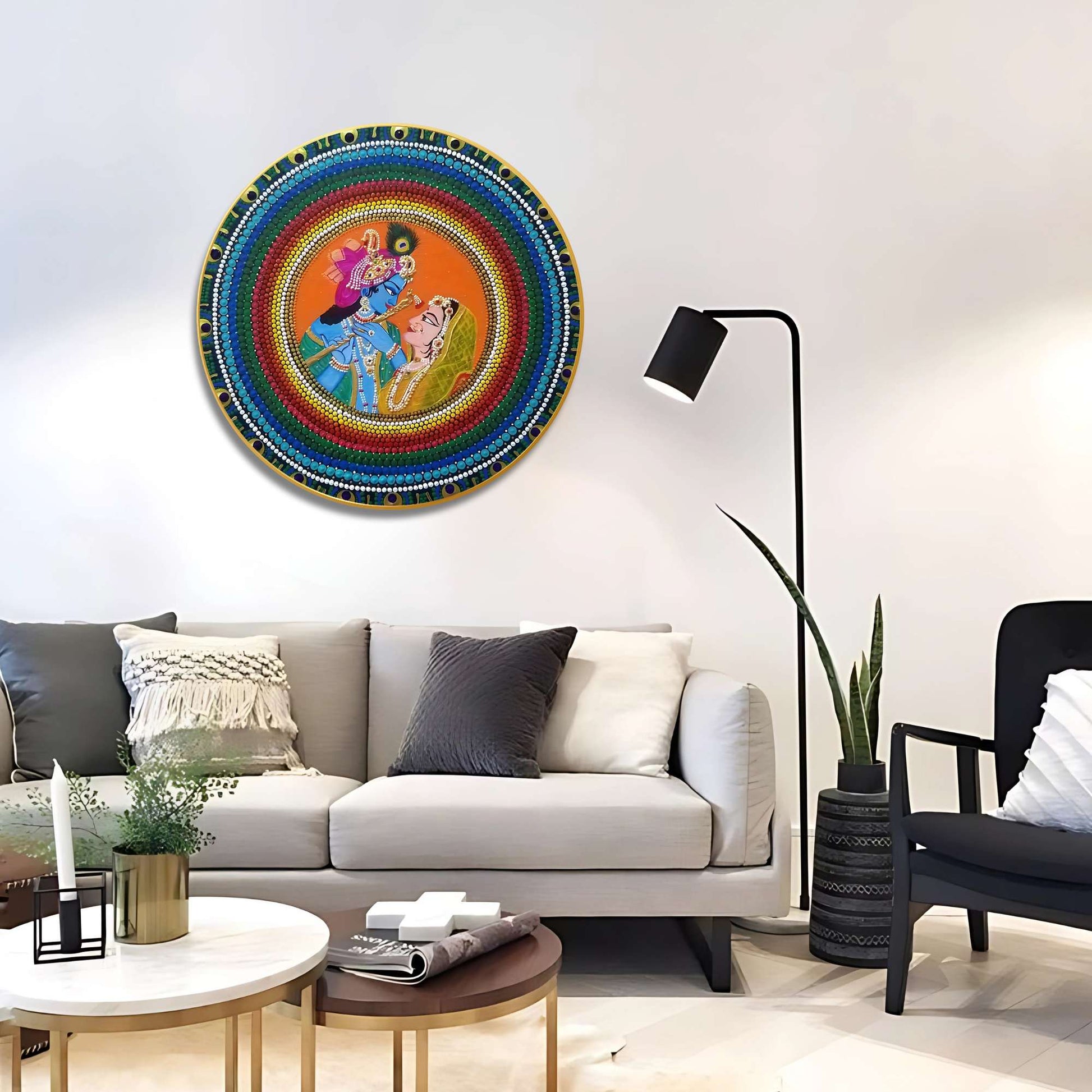 Round Wall Painting