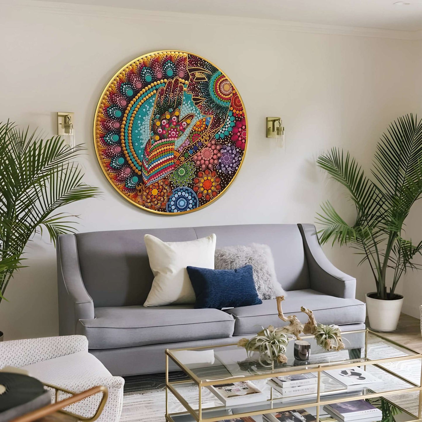 Round Wall Painting