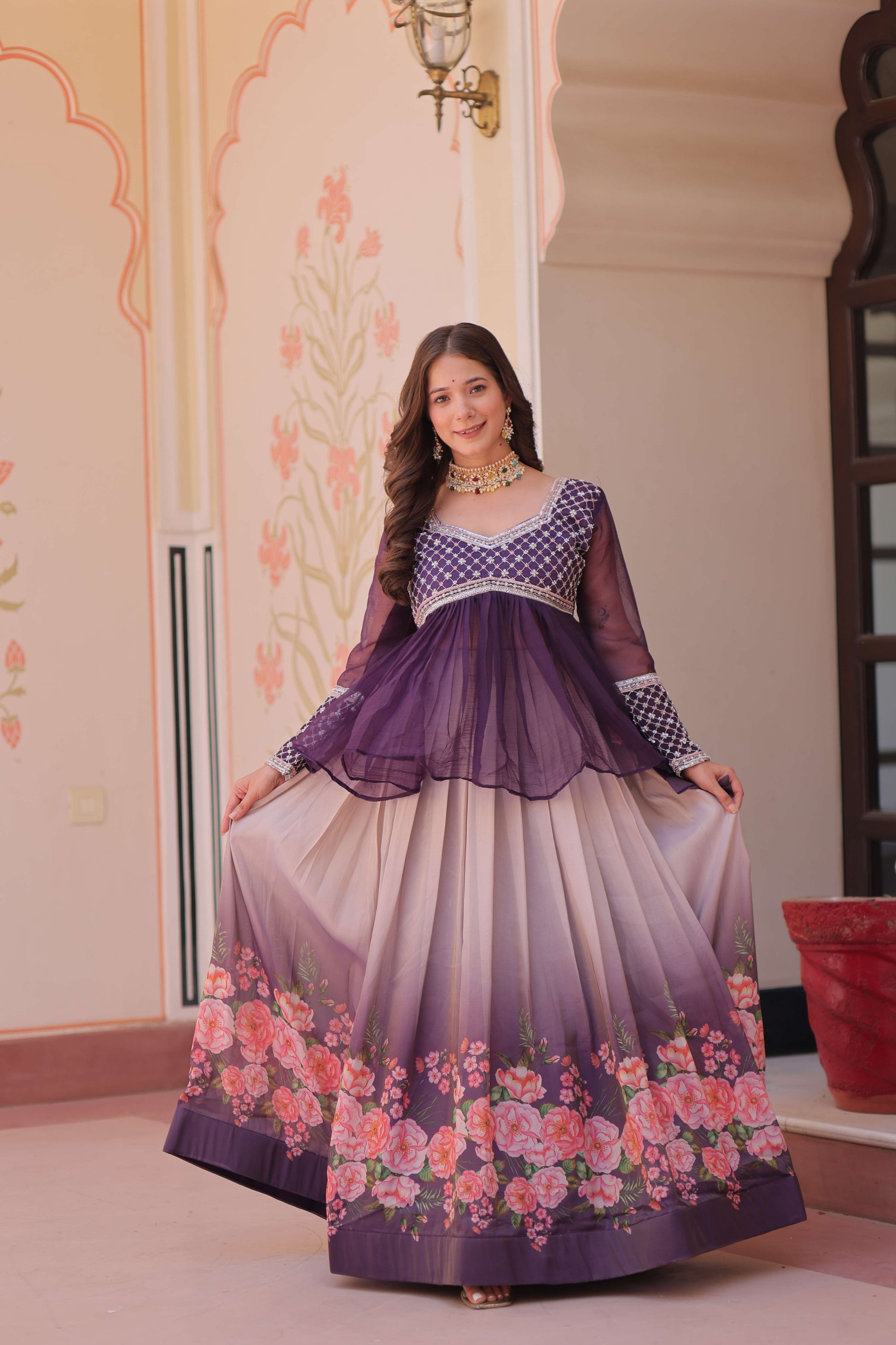 Premium Ready-made Lehenga Choli Set 