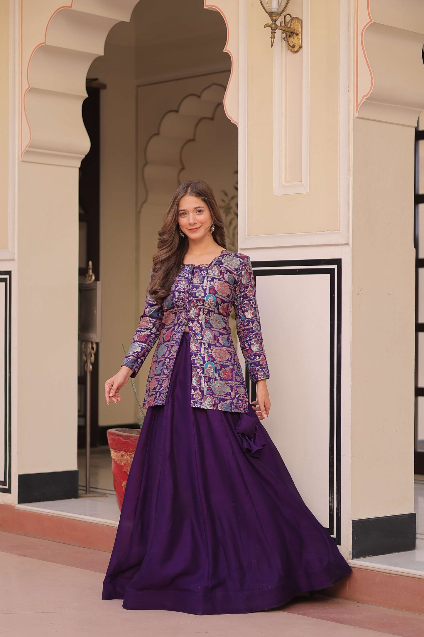 Premium Ready-made Lehenga Choli Set 