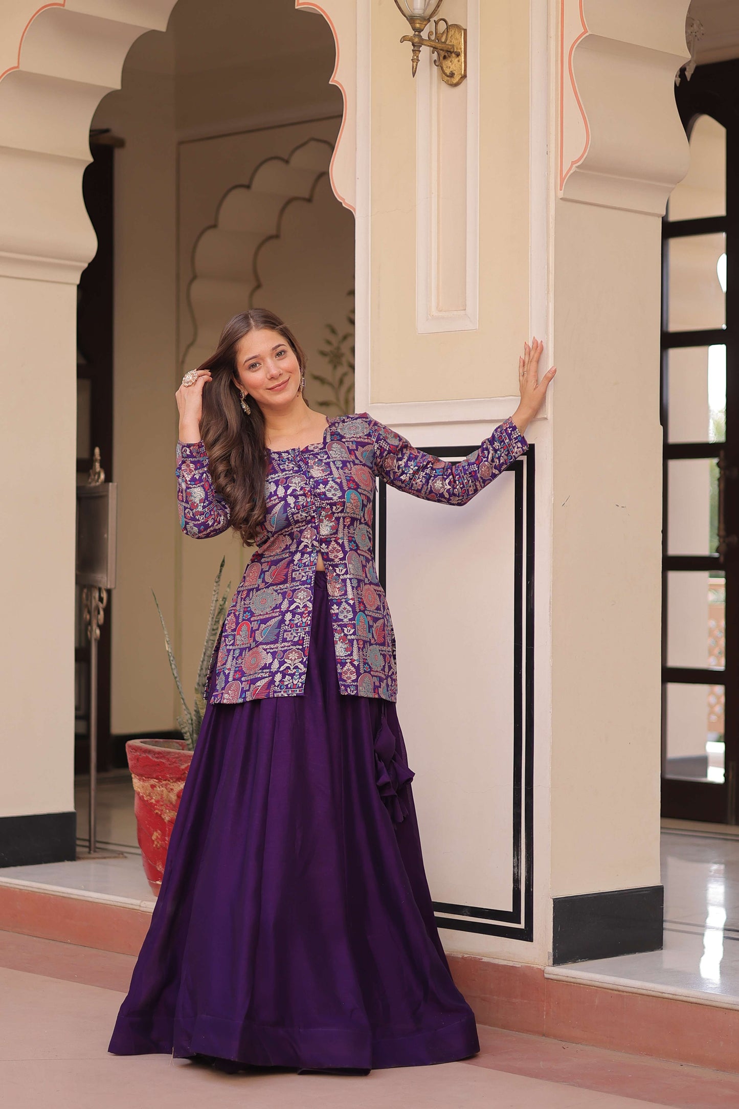 Premium Ready-made Lehenga Choli Set 