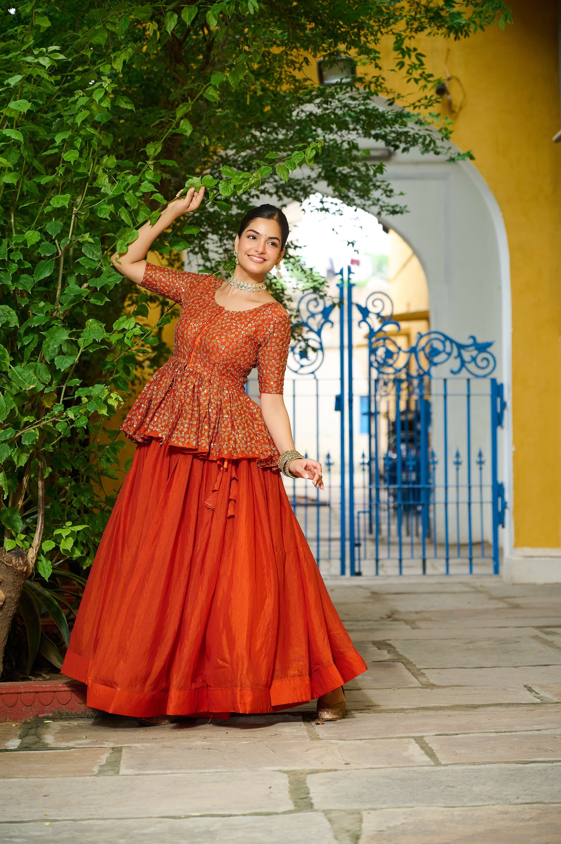 Premium Sequins Embroidered Fendy Lehenga Choli Set