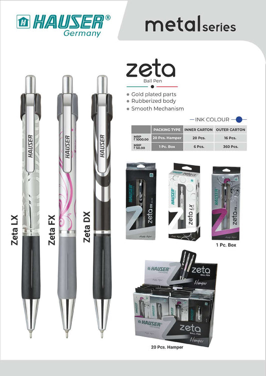 Zeta LX Ball Pen- Pack of 100
