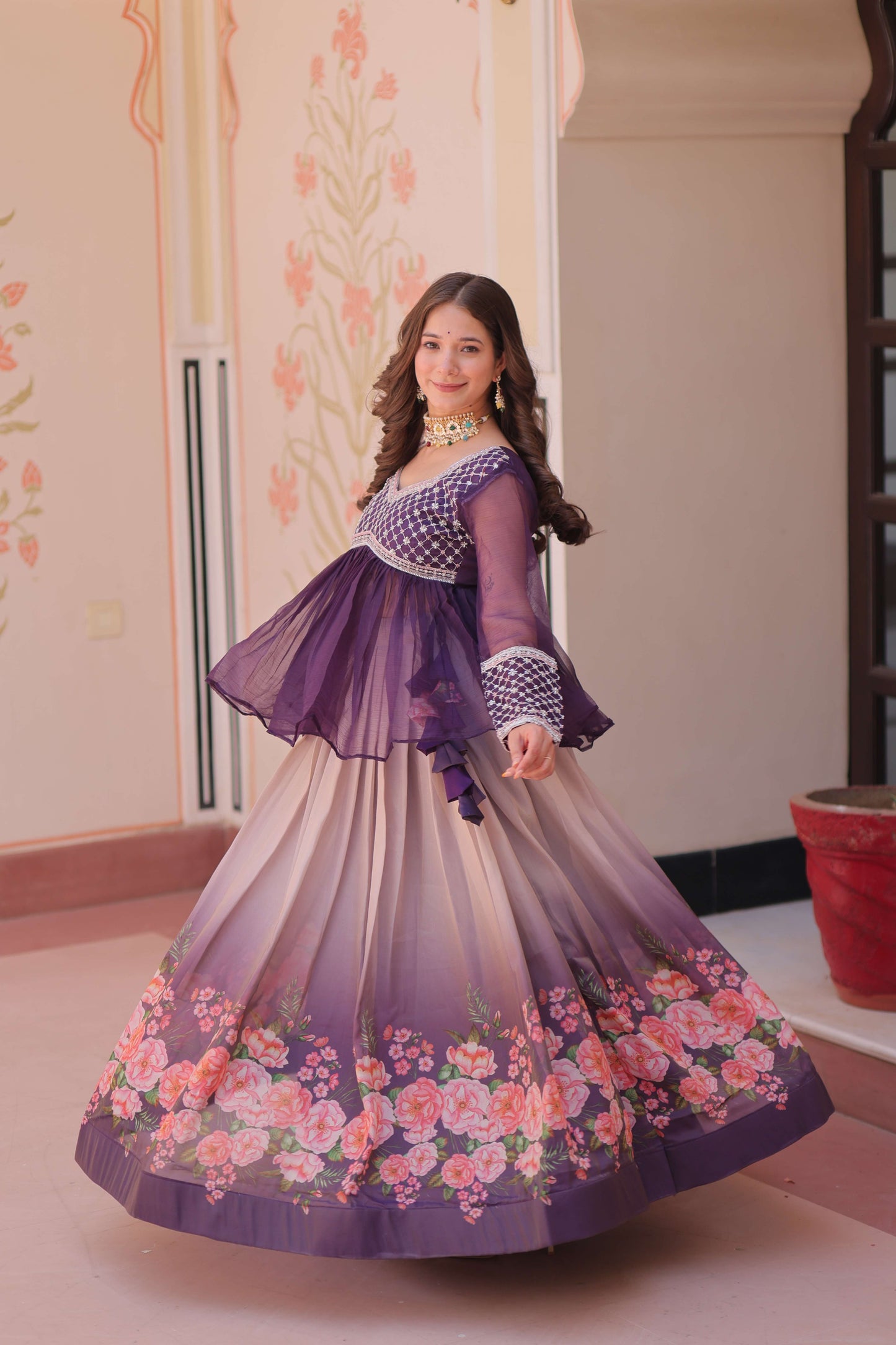 Premium Ready-made Lehenga Choli Set 