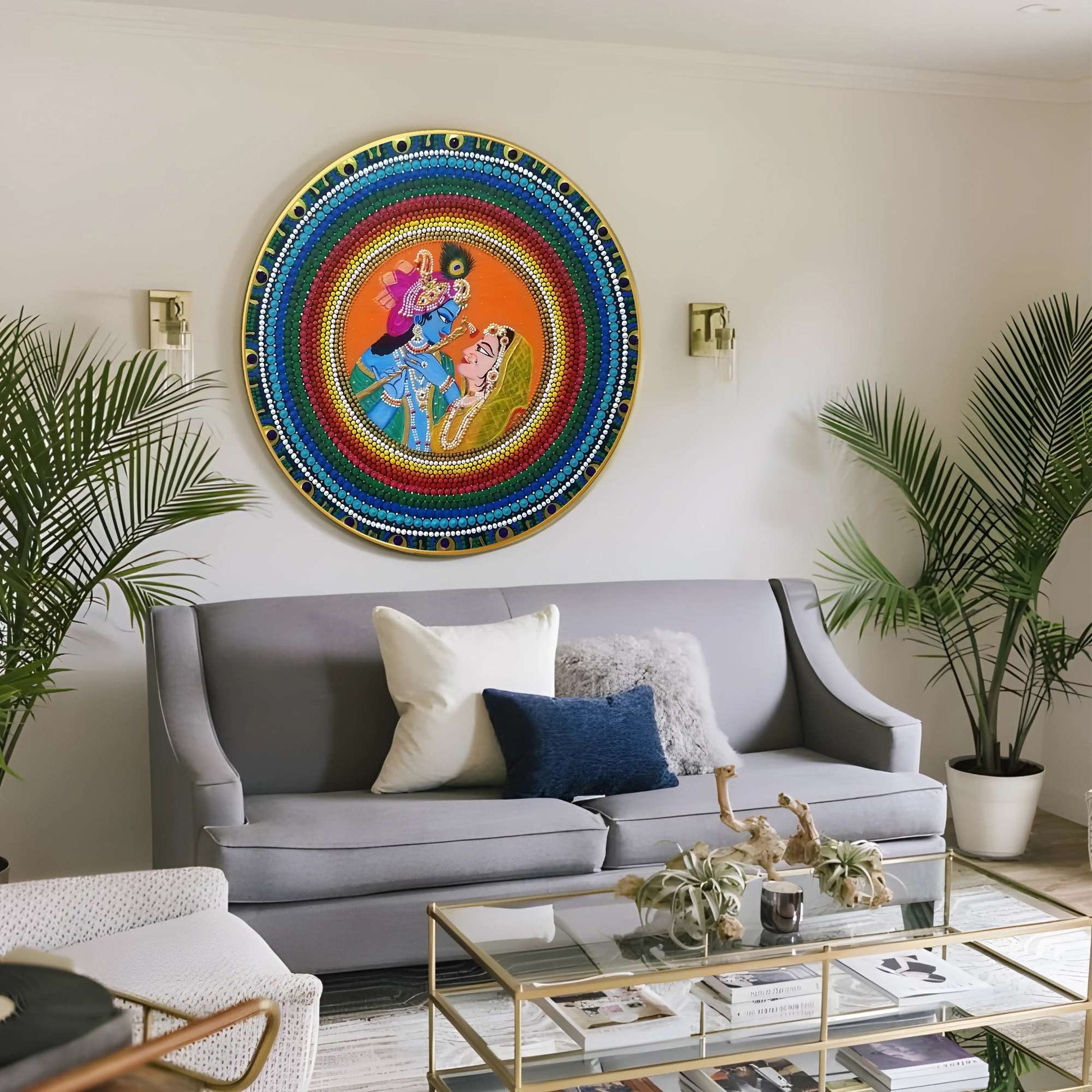 Round Wall Painting